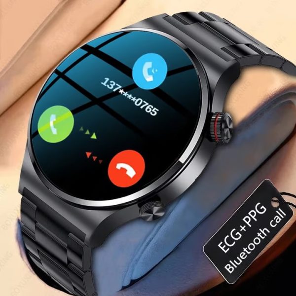 LIGE BW0382 ECG PPG NFC Bluetooth Call Men AMOLED Multifunctional Screen Sport Smartwatch - Image 3