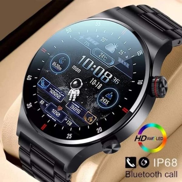 LIGE BW0382 ECG PPG NFC Bluetooth Call Men AMOLED Multifunctional Screen Sport Smartwatch - Image 2