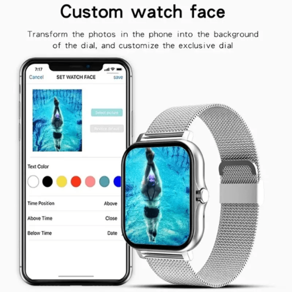 LIGE Full Touch Bluetooth Calling Multifunctional Smartwatch GT20 - Image 4