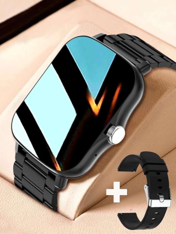 LIGE Full Touch Bluetooth Calling Multifunctional Smartwatch GT20 V2.0 Black - Image 3