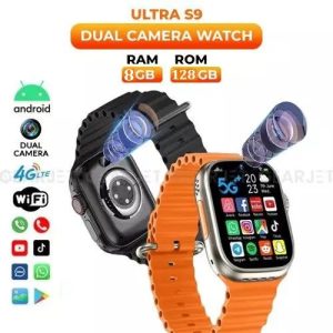 Dual camera GPS 8GB Ram 128GB Room 5G Sim Android Smartwatch
