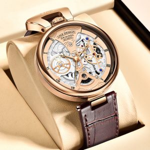 Liege new hollow design men's waterproof watch