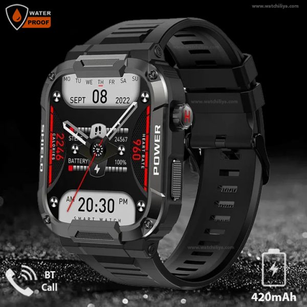LEMFO Military Grade Rugged 100% Waterprof Smartwatch - Image 2
