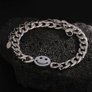 Smiley Stainless Steel Bracelet