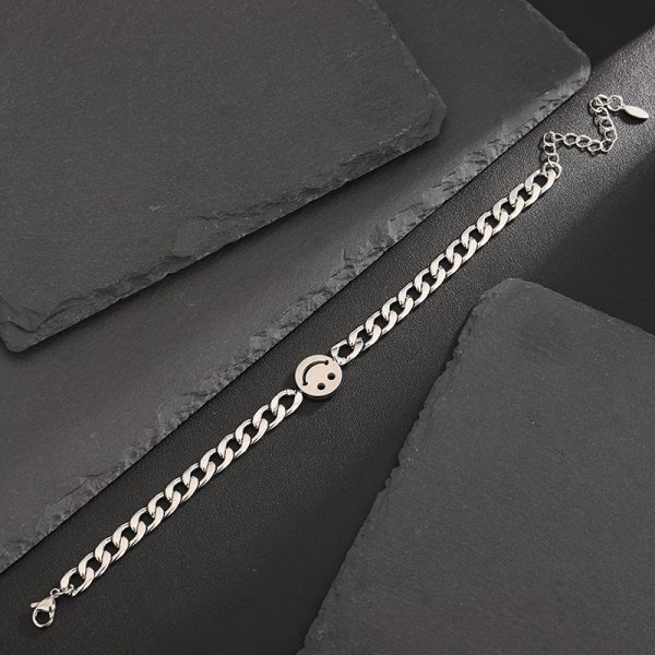 Smiley Stainless Steel Bracelet - Image 4