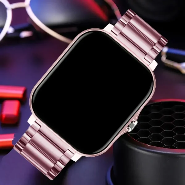 LIGE Full Touch Bluetooth Calling Multifunctional Smartwatch GT20 Silver v2 - Image 2