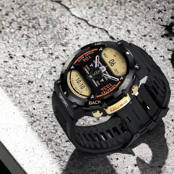 LEMFO LF33 Rugged Waterproof Smartwatch NFC Military Grade Bluetooth Calling - Image 3