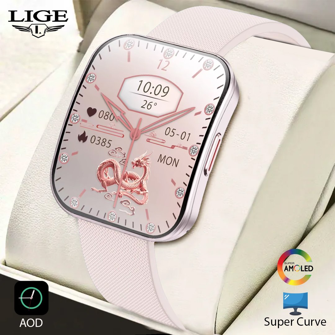 Ultra-thin Curved Super Amoled Multifunctional Health Monitoring Waterproof Smartwatch - Image 3